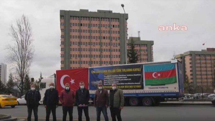 Bakanlığın önüne TIR çekip protesto ettiler! Pankartta neler yazıyor