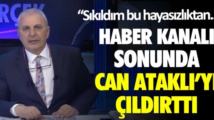 Can Ataklı'dan A Haber'e zehir zemberek sözler! Sıkıldım bu hayasızlıktan 