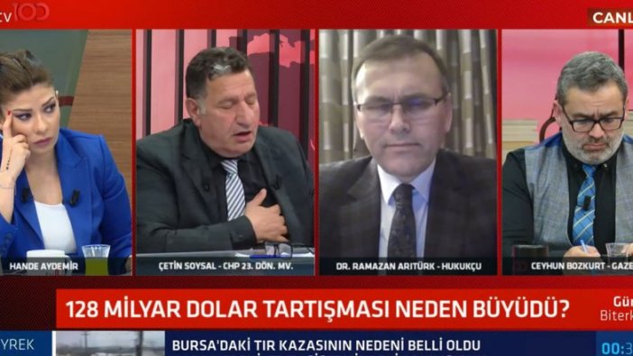 CHP'li eski vekil fenalaştı reklama gidildi! Canlı yayında korkutan dakikalar