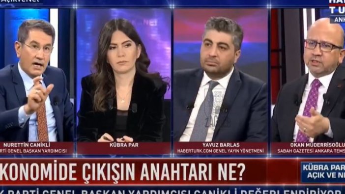 AKP'li Nurettin Canikli'den canlı yayında olay sözler 