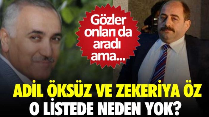 Cumhuriyet yazarı Barış Pehlivan sordu! Adil Öksüz ve Zekeriya Öz o listede neden yok?  