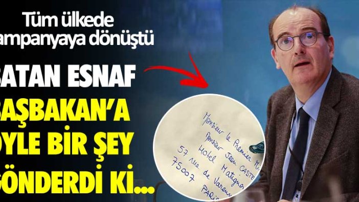 Fransa'da batan esnaftan Başbakan Jean Castex'e iç çamaşırlı mektup kampanyası