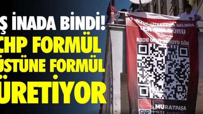 '128 milyar dolar nerede?' sorusunu gösteren karekodlu pankartı polis indirdi