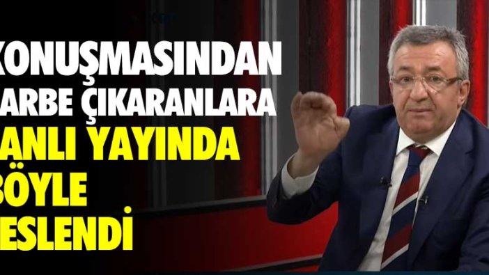 CHP'li Engin Altay konuşmasından "darbe" çıkaranlara canlı yayında böyle seslendi