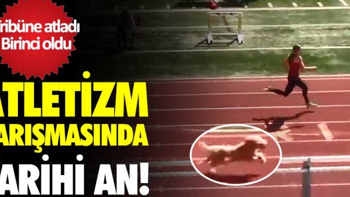 Atletizm yarışmasında tarihi an!