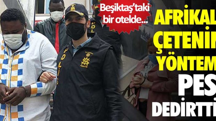 Beşiktaş'ta 4 kilo sahte altın satan Afrikalı şüpheliler yakalandı