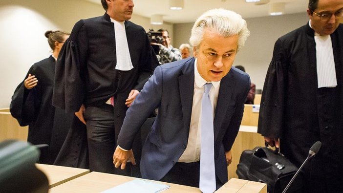 Irkçı lider Wilders'ten küstah mesajlar