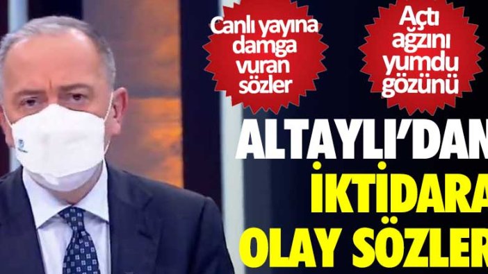 Fatih Altaylı'dan canlı yayında iktidara olay sözler! Alkol satışı yasağını böyle eleştirdi