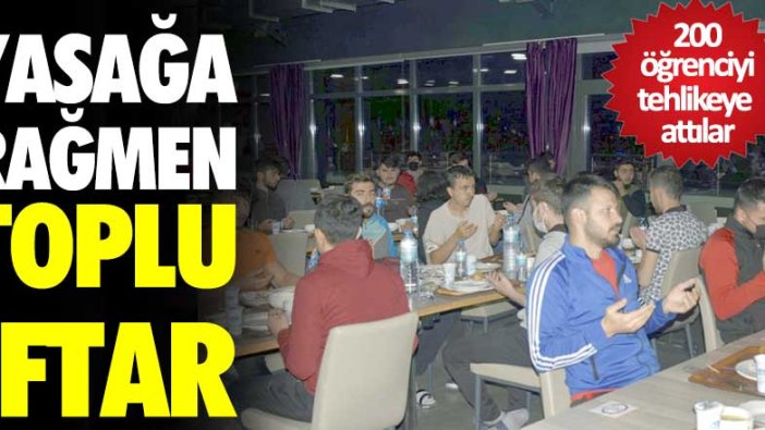 Türk Diyanet Vakfı yasağa rağmen toplu iftar düzenledi