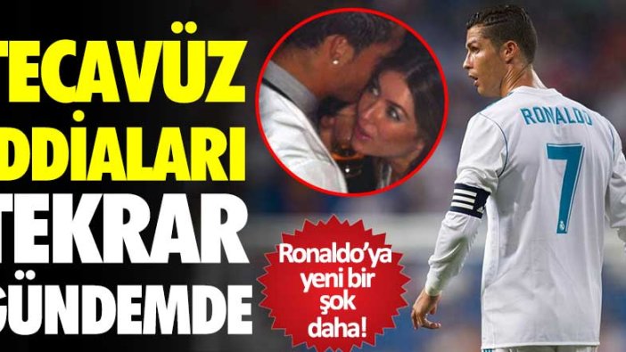 Tecavüz iddiaları yine gündemde! Christiano Ronaldo'ya yeni bir şok daha