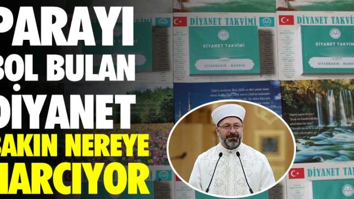 Diyanet kesenin ağzını açtı: Takvime bakın ne kadar harcadı!