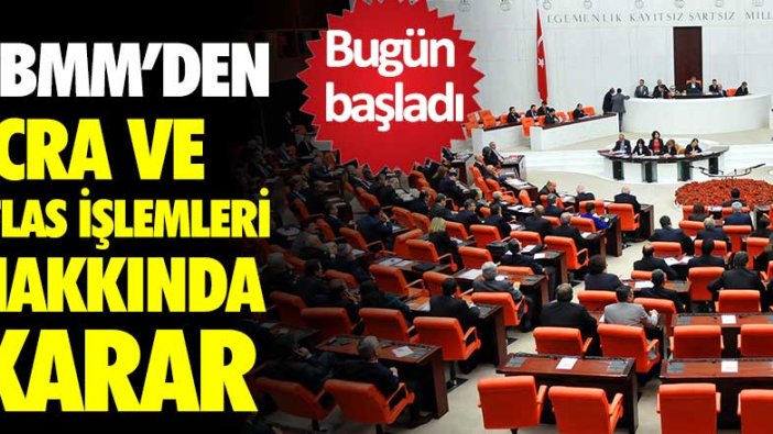 TBMM'den icra ve iflas takip işlemleri hakkında karar! 30 Nisan'da başlayacak bir sene sürecek 