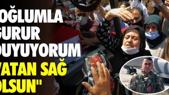 Şehit Uzman Çavuş Mehmet Kırmızı, son yolculuğuna uğurlandı