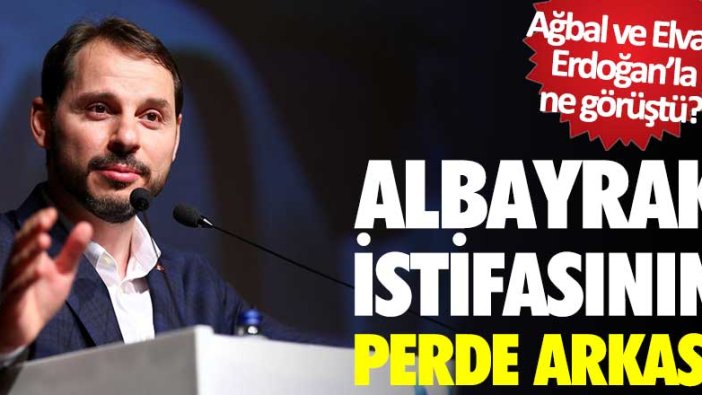 Berat Albayrak istifasının perde arkası! Ağbal ve Elvan Erdoğan'la ne görüştü