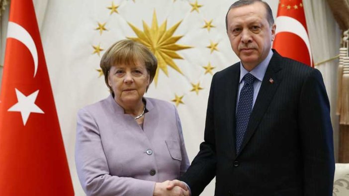 Cumhurbaşkanı Erdoğan Almanya Başbakanı Merkel ile görüştü