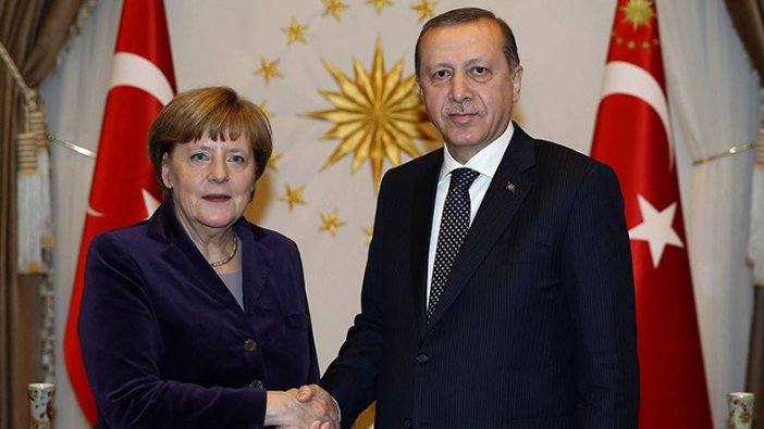 Cumhurbaşkanı Erdoğan Almanya Başbakanı Merkel ile görüştü