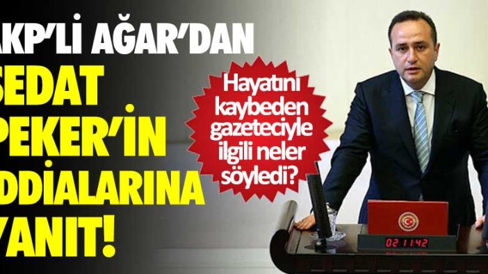 Sedat Peker'in iddialarına Tolga Ağar'dan yanıt