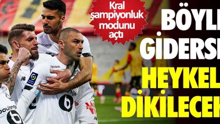 Lille Belediyesi: Böyle giderse Burak Yılmaz'ın heykelini yapacağız