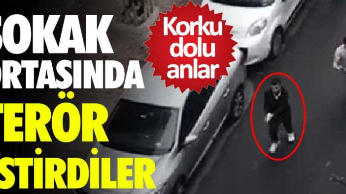 Sokak ortasında terör estirdiler! Beyoğlu'nda korku dolu anlar