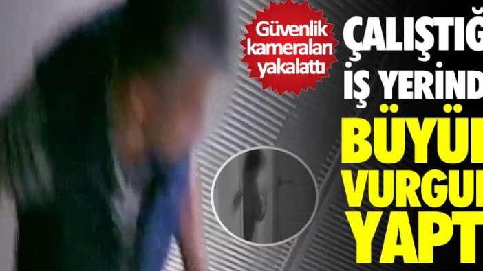 İstanbul Sultangazi'de bir muhasebeci çalıştığı iş yerinde büyük vurgun yaptı