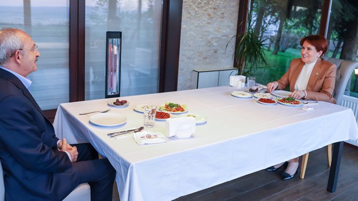 Meral Akşener ve Kemal Kılıçdaroğlu iftarda bir araya geldi