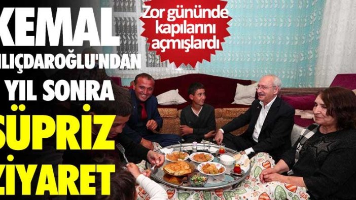 Kemal Kılıçdaroğlu Çubuk'taki linç girişiminde misafir olduğu aile ile iftar yaptı