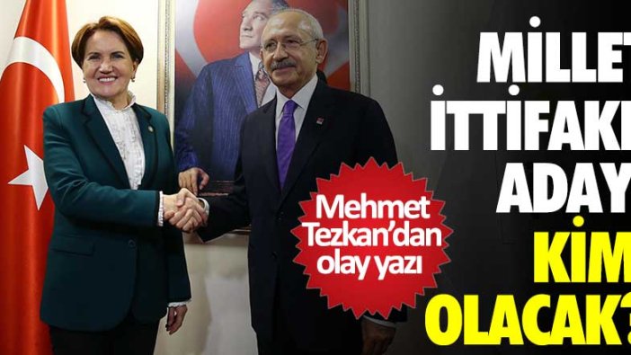 Mehmet Tezkan'dan olay yazı! Millet İttifakı adayı kim olacak?
