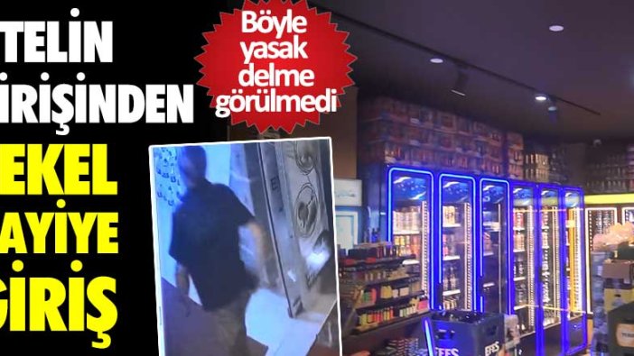 Esenyurt'ta otelin girişinden tekel bayiye giriş!