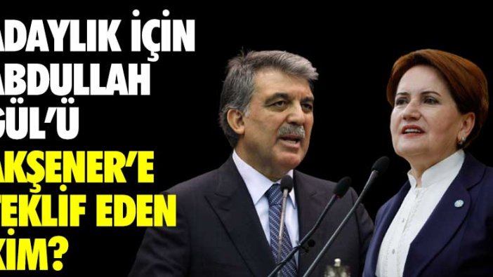 Adaylık için Abdullah Gül'ü, Akşener'e teklif eden liberal solcu kim?