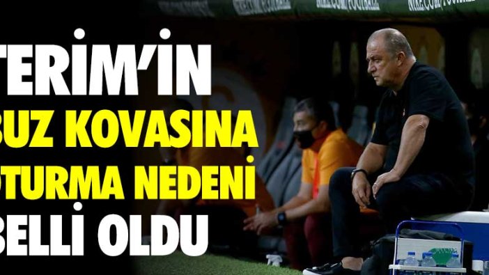 Fatih Terim'in buz kovasına oturma nedeni belli oldu 