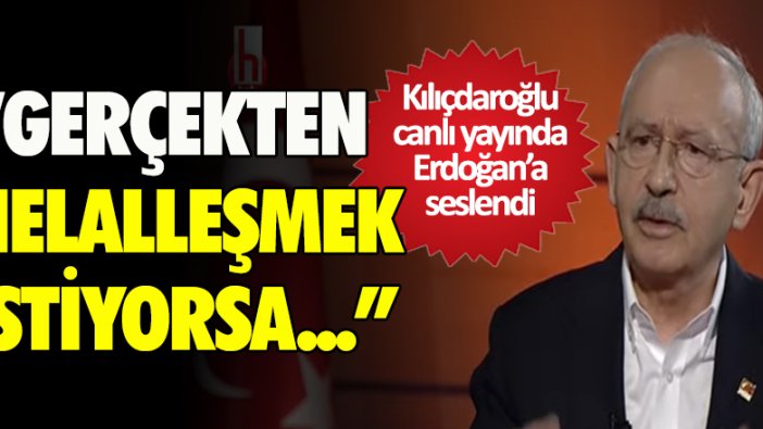CHP Lideri Kemal Kılıçdaroğlu Halk TV'nin canlı yayınında gazetecilerin sorularını yanıtladı.