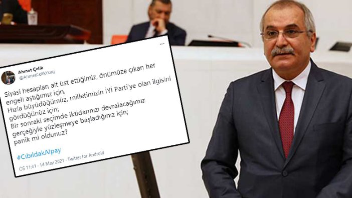 İYİ Parti İstanbul Milletvekili Ahmet Çelik'ten, Alpay Özalan'a sert yanıt