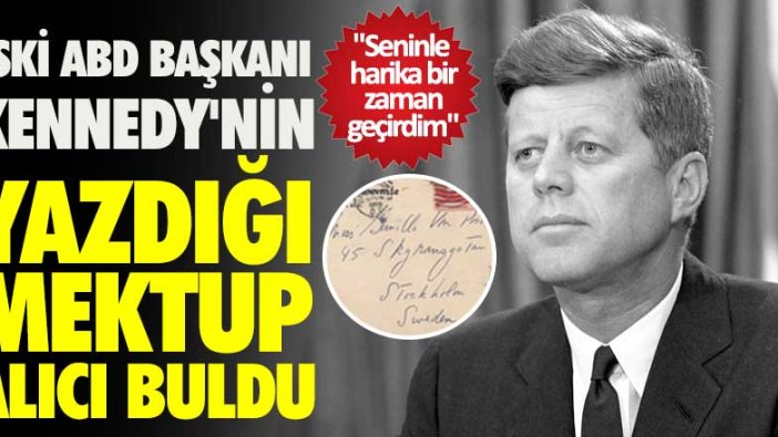 ABD’nin eski başkanı Kennedy’nin kız arkadaşına yazdığı mektuplar 88 bin dolara alıcı buldu