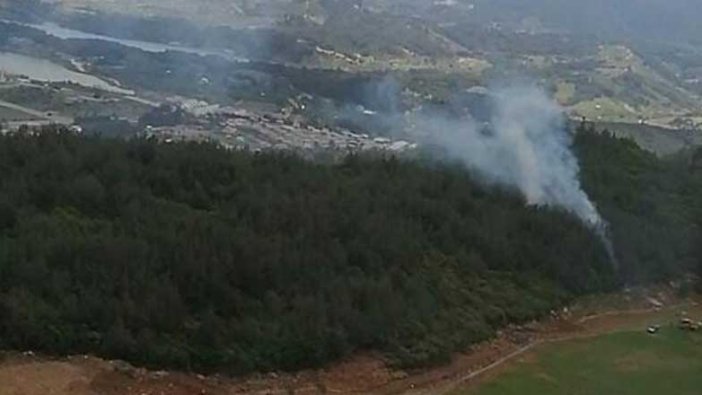 İzmir'de orman yangını