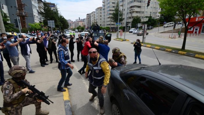 Trabzon'da silahlı soygun tatbikatı nefes kesti