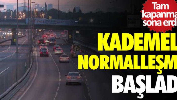 Tam kapanma sona erdi!  Kademeli normalleşme başladı