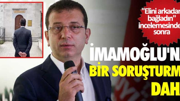 İmamoğlu'na "elini arkadan bağladın" incelemesinden sonra şimdi de dezenfektan soruşturması