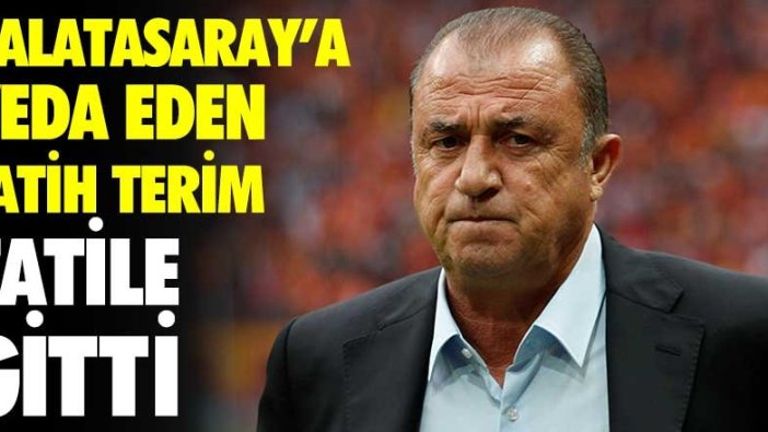 Fatih Terim Galatasaray'a veda etti!