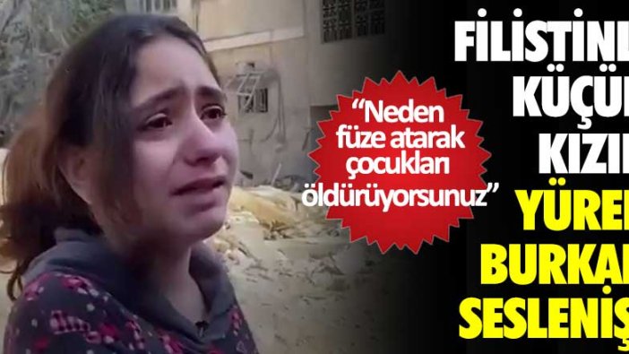 Filistinli küçük kız Nadeen Abdul Latif tüm dünyaya gözyaşları içinde seslendi!