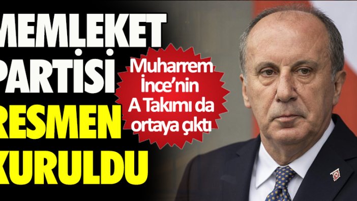 Memleket Partisi kuruldu: Genel Başkan Muharrem İnce seçildi
