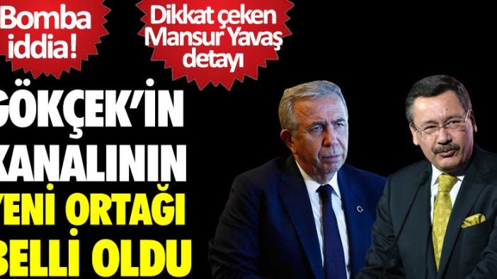 Bomba iddia! Melih Gökçek'in kanalının yeni ortağı belli oldu, Mansur Yavaş detayı dikkat çekti