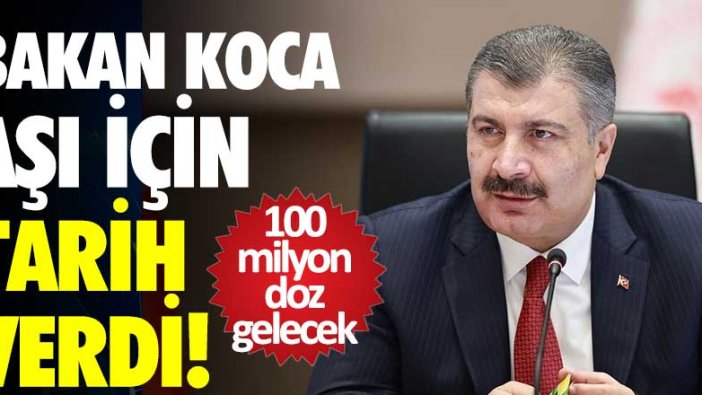 Bakan Fahrettin Koca'dan Çin aşısı açıklaması