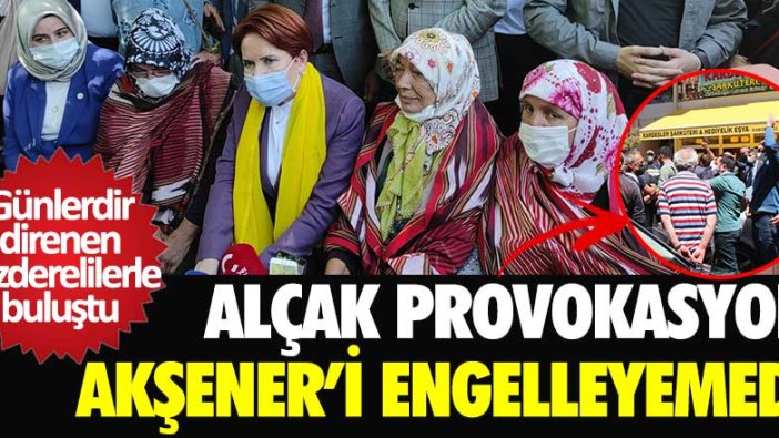 İkizderelilerle buluşmak için Rize'ye giden Meral Akşener'e alçak provokasyon