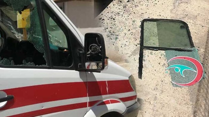 Sinop'ta baltayla ambulansa zarar veren kişi tutuklandı