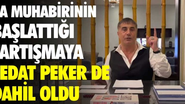 AA muhabirinin başlattığı tartışmaya Sedat Peker de dahil oldu