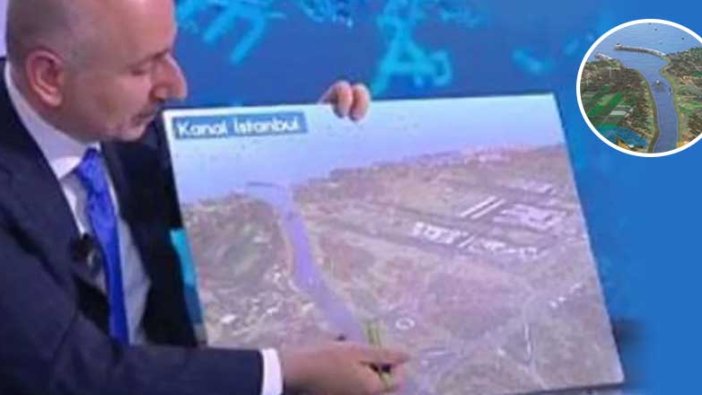 Kanal İstanbul'un birebir resmi ilk kez paylaşıldı