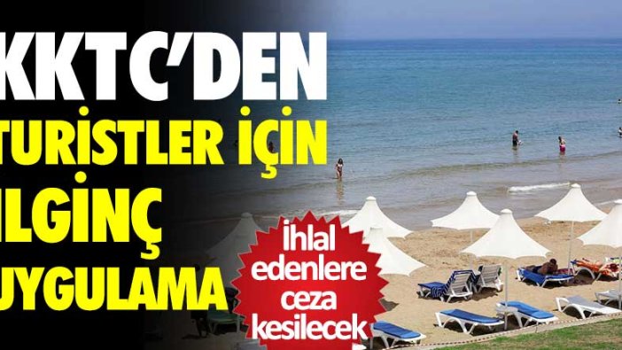 KKTC'den turistler için yeni uygulama: Elektronik kelepçe