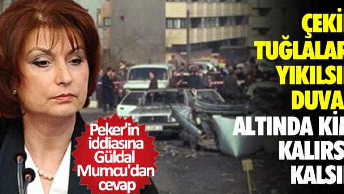Uğur Mumcu'nun eşi Güldal Mumcu, Sedat Peker'in iddiasına cevap verdi