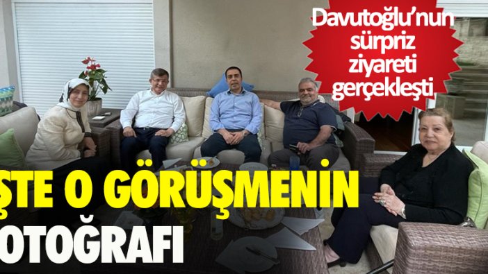 Gelecek Partisi Genel Başkanı Ahmet Davutoğlu öyle birini ziyaret etti ki