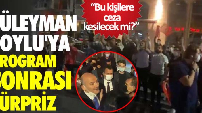 Süleyman Soylu'ya program sonrası sürpriz! Bu kişilere ceza yazılacak mı?